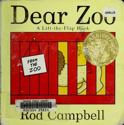 Dear Zoo cover